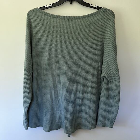 Charlotte Russe Soft Knit Front Tie Shirt - Picture 2 of 7